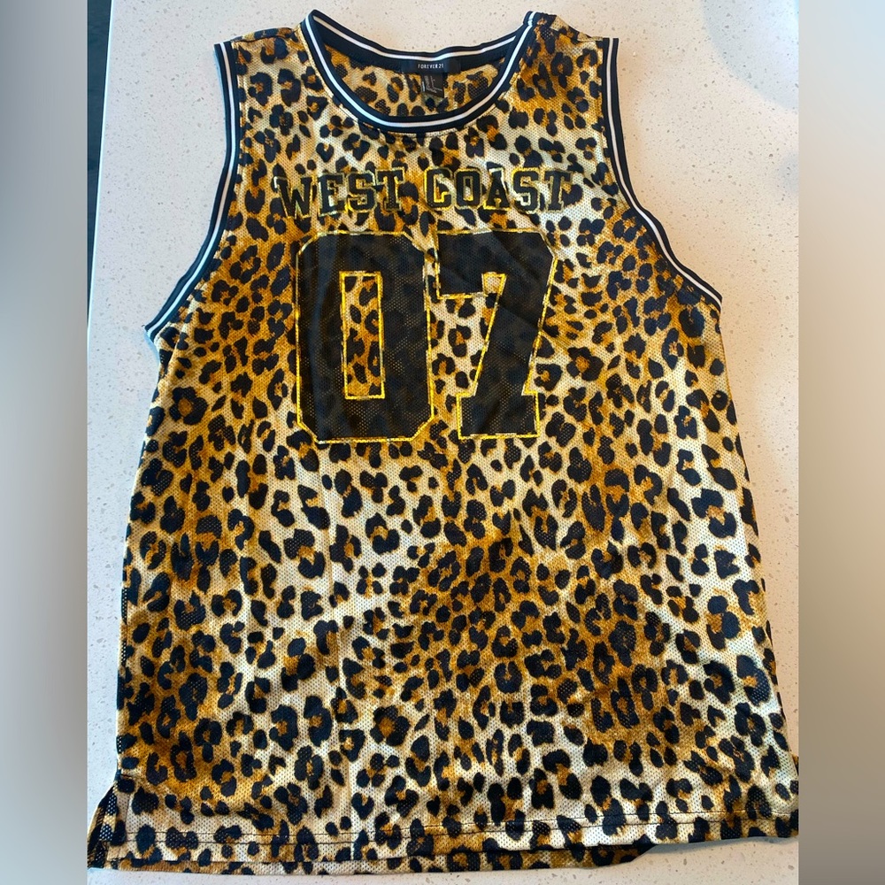 Forever 21 Leopard West Coast Jersey